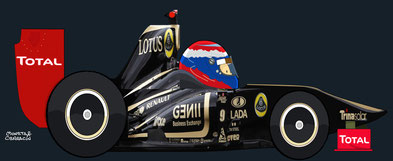 Vitaly Petrov by Muneta & Cerracín - Renault R30
