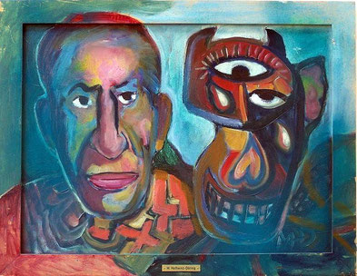 Magret Hofheinz-Döring: Picasso mit Stiermaske