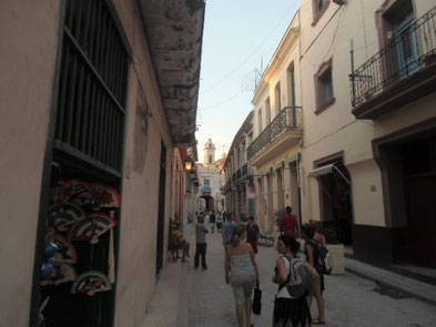 Un quartier touristique du vieux La Havane