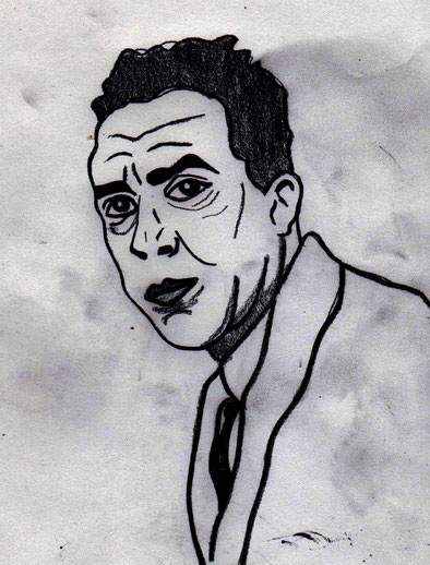 Albert Camus _Bleistift (II)_ (c) Miriam Gil 
