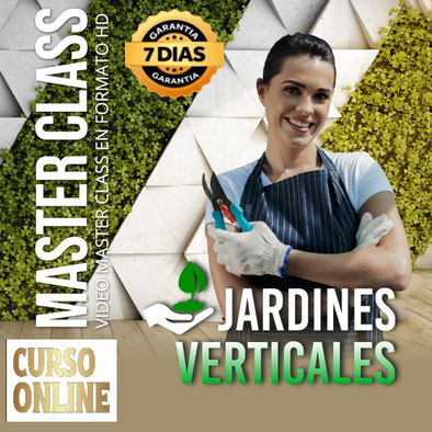 Aprende Online Jardines Verticales, cursos de oficios online,