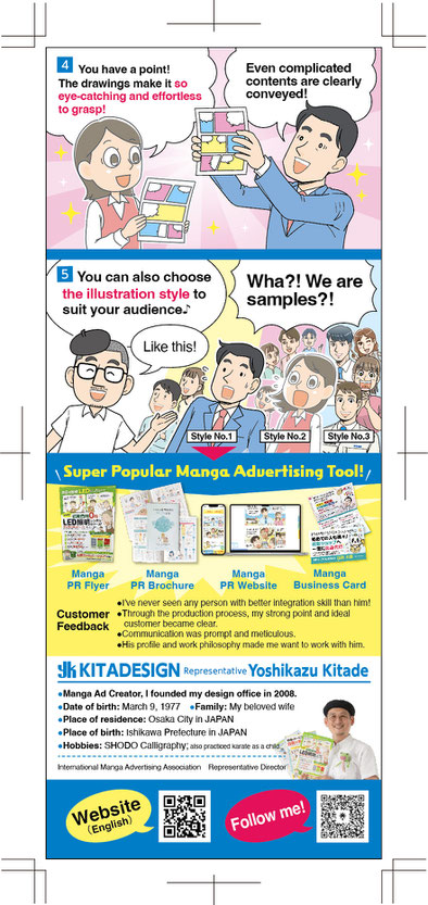 マンガ名刺 うら面