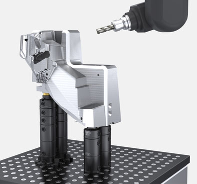 Fräsen 5 Achsen, Senkerodieren, Nullpunkt-Spannsystem für Fräsen