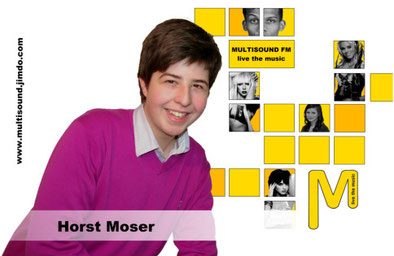 Horst Moser Autogrammkarte