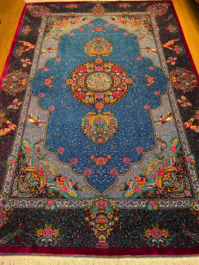 ペルシャ絨毯 150x100cm カシャーン カーペット ラグ(通販 ペルシャ絨毯 150x100cm カシャーン カーペット ラグ(通販