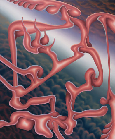 Technosphere, 2025, oil on canvas, 120 x 100 cm