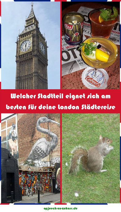 London welcher Stadtteil / wo übernachten in London