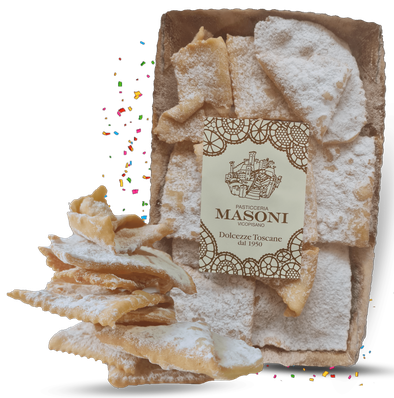 Pasticceria Masoni Vicopisano prodotti tradizione Masoni, Cenci di Carnevale #cencidicarnevale, shop online