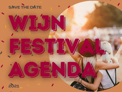 Wijnfestival agenda 2021