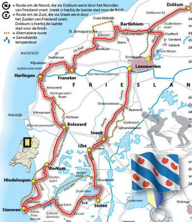 Elfstedentocht - Informatie over Friesland