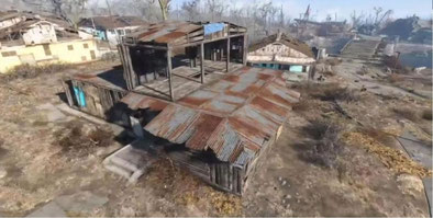 Selbst die kleinste Siedlung beginnt mit dem ersten Haus. [Quelle: Bethesda]