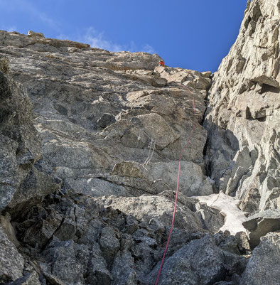 Torinohütte, Refugio Torino, Monte Bianco, Entrèves, Aiguille du Rochefort, Dome du Rochefort, Pointe Young, Pointe Marguerite, Pointe Hélène, Pointe Croz, Pointe Walker, Pointe Whymper, Grandes Jorasses, Überschreitung, Bivacco Ettore Canzio, Rif