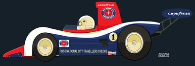 Alan Jones by Muneta & Cerracín - Lola T333CS - Chevrolet