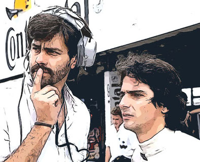 Gordon Murray con Nelson Piquet