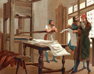 Dictée - Johannes GUTENBERG - biographie courte Cm2