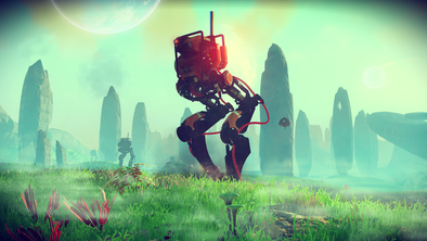 Omnipräsene Aufpasser - die Sentinels [Quelle: Hello Games]