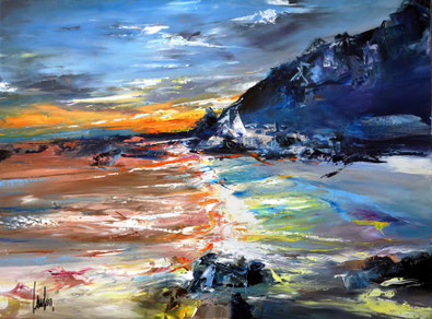 "Bulles d'écumes" - 60x81