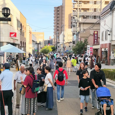 8月16日のよ市の様子