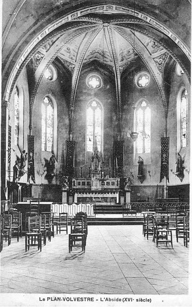 Eglise St Pierre - l'abside  XVIème