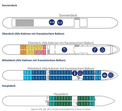 Deckplan Celina Nicko Cruises 2026 