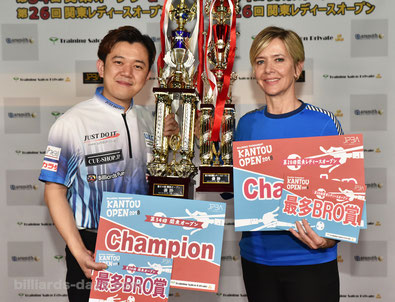 Lo Li wen & Allison Fisher won 2018 Kanto Open, Tokyo