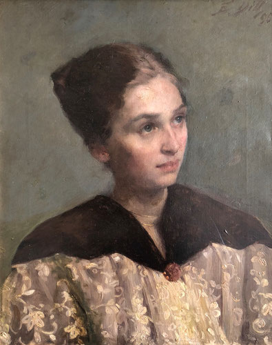 Emil Dill, Frauenportrait, 1895