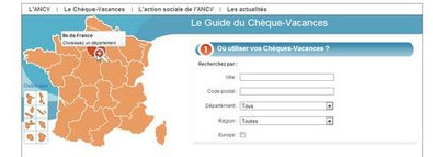 Le guide des chèques vacances, pour vous aider à trouver où les utiliser.