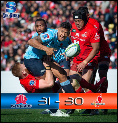 Sunwolves -v- Waratahs