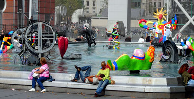 Jean TINGUELY, Niki DE SAINT PHALLE, "La Fontaine Stravinsky", 1983, commande la Ville de Paris et du Centre Pompidou