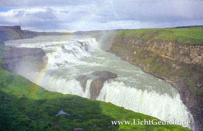 Bild 8: Gullfoss (Island), Nikon F 100, Nikkor 2.8/35-70mm, Kodak Elite Chrome 100 Extra Colour