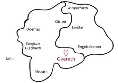 Karte Trainingsgebiet - Judith Rosen 