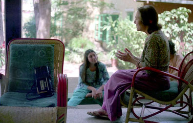 Laurie with Mehera at Meherazad in the mid-1970s. - photos taken by David Fenster