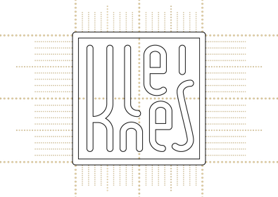 Konstruktionszeichnung: Logo Kleines Cafe Hamburg Othmarschen