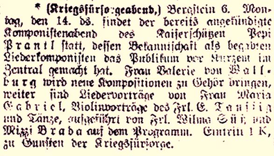 Prager Tagblatt – 11. Mai 1917