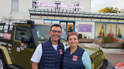 Fabienne Lalande Burg et Pascal Burg, équipage 118 au Gazelles and Men Rally.