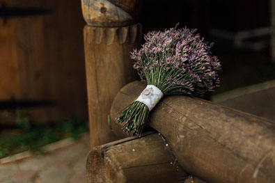 Vintage-Hochzeit - Brautstrauss