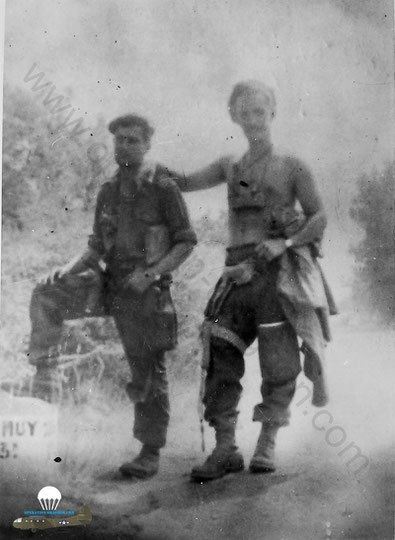 Lt WILLANS and Capt BAKER, near Le Mitan, August 15th, 1944