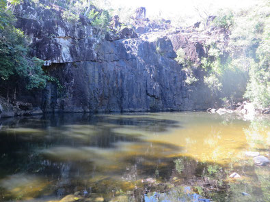 Der eigentliche Wasserfall - Cedar Creek Falls