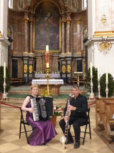 Sing Your Soul Klezmer Ulrich Lehna Meike Salzmann Akkordeon Klarinette Bassklarinette 