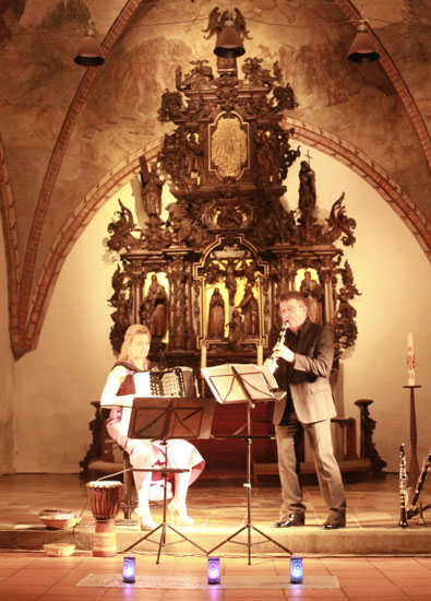 Sing Your Soul Klezmer Ulrich Lehna Meike Salzmann Akkordeon Klarinette Bassklarinette 