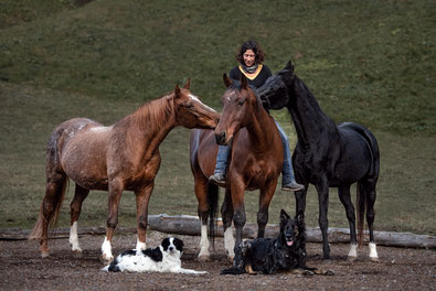 Walser Yvonne mit Pferden