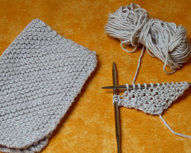 Strickanleitung Putzlappen, Putztuch selber stricken, DIY Putzlappen