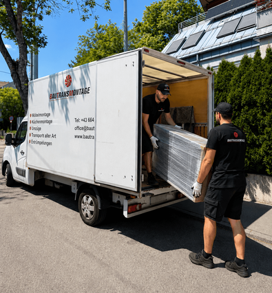 Bautransmontage führt einen professionellen Privatumzug in Wien durch