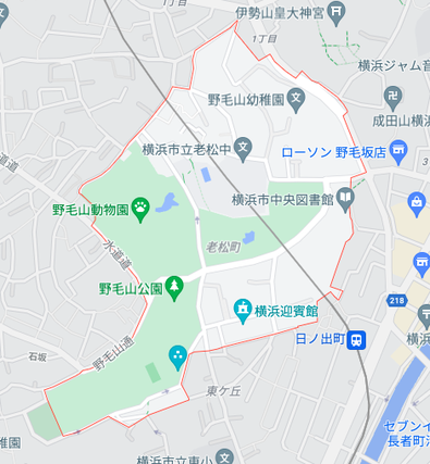 横浜の日ノ出町駅近くに位置する老松町。同エリアでのポスティングなら当社にお任せください！