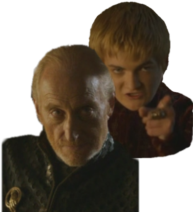 Tywin lannister e joffrey lannister