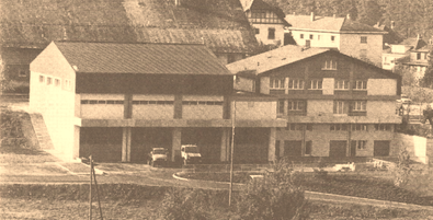 1980 - Unteres Stockwerk: Werkhof, Truppenunterkunft, Garagen, Waschküche, Fleischraum und Keller
