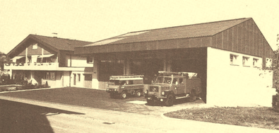 1980 - Oberes Stockwerk: Wohnungsbereich, Polizei und Feuerwehrlokal