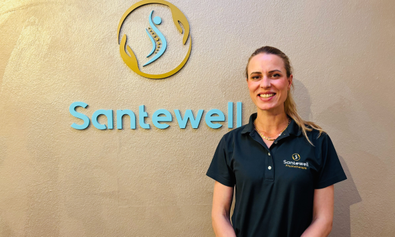 Cristina Bürgelin, Physiotherapeutin bei Santewell