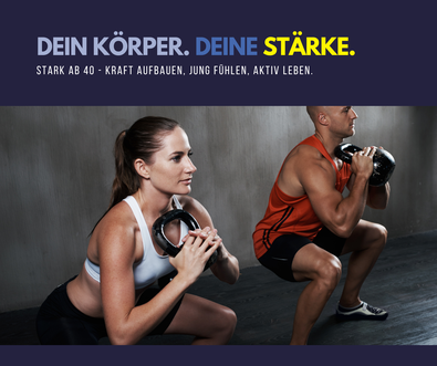 Krafttraining ab 40 – Personal Training in Göppingen für mehr Kraft, Energie und Stabilität