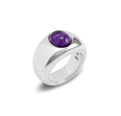 Bandring Silber mit Amethyst